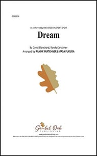 Dream SSA choral sheet music cover
